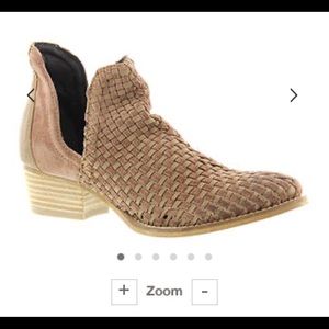 Very Volatile woven bootie. Size 10